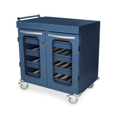 Mid Size IntraOcular Lens Storage Cart with 840 Capacity and Key Lock SMS-04-V68-MS-IOL840
