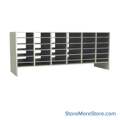 Legal Size Mail Sorter 72''W x 17''D x 30''H - L6-24PP06 SMS-04-V90-L6-24PP06
