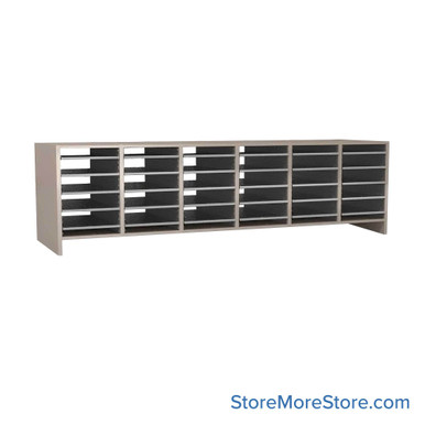Legal Size Mail Sorter 72''W x 17''D x 21''H - L6-18CP03 SMS-04-V90-L6-18CP03