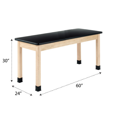 Wooden Lab Bench 60''W x 24''D x 30''H - P760LBBM30N SMS-10-V102-P760LBBM30N