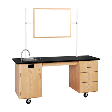 Mobile ADA Lab Station 72''W x 24''D x 33''H - 4352K-4001K SMS-04-V102-4352K-4001K