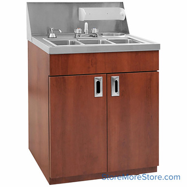 Portable Hand Washing Station 26''W x 24''D x 45''H - PHS-S3-C-LB SMS-02-V69-PHS-S3-C-LB