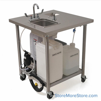 Portable Hand Washing Station 26''W x 24''D x 45''H - PHSE-S-H SMS-02-V69-PHSE-S-H