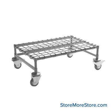 Mobile Dunnage Rack 36''W x 24''D x 12''H - M24366DGY SMS-08-V45-M24366DE