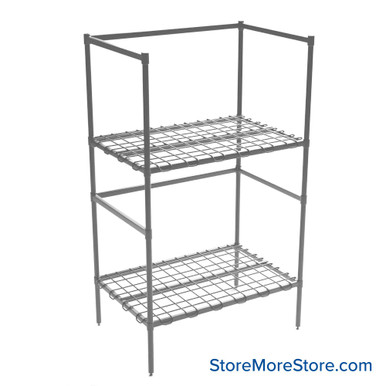 Dunnage Rack 36''W x 24''D x 54''H - 243654DGY SMS-08-V45-243654