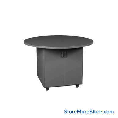 Work Island 48''W x 48''D x 29''H - Kit-Media-CS-C004829D SMS-03-V24-CS-C004829D