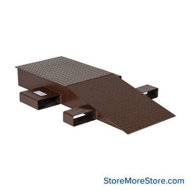 Semi Truck Wheel Ramps 48''W x 18''D x 6''H - SWR-18-6-48 SMS-09-V46-SWR-18-6-48