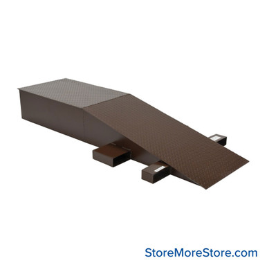 Semi Truck Wheel Ramps 84''W x 24''D x 12''H - SWR-24-12-84 SMS-09-V46-SWR-24-12-84