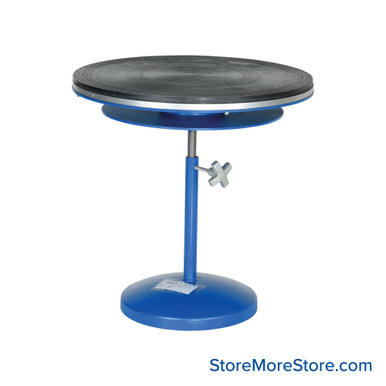 Manual Turntable, 30" W x 30" D x 20.75" H, Turn Knob Height Adjustment SMS-09-V46-TT-N-30-DPED