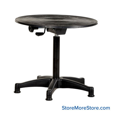 Manual Turntable, 24" W x 24" D x 21.25" H, Gas Cylinder Height Adjustment SMS-09-V46-TT-N-24-CPED