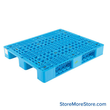 Plastic Skid Pallet 39''W x 47''D x 7''H - PLPR-4840-ST SMS-09-V46-PLPR-4840-ST