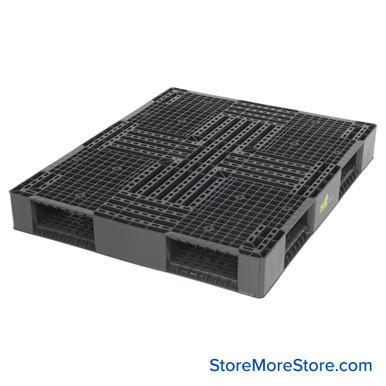 Plastic Skid Pallet 47''W x 39''D x 6''H - PLPB-4840 SMS-09-V46-PLPB-4840
