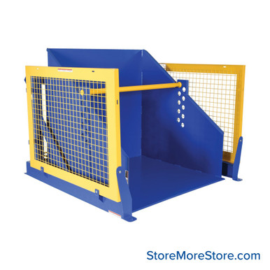 Hydraulic Box Dumper 69''W x 68''D x 53''H - HBD-4-36 SMS-09-V46-HBD-4-36