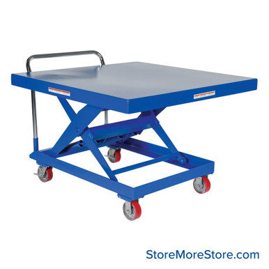 Adjustable Height Platform Cart 48''W x 51''D x 34''H - SCSC-1000-4848 SMS-09-V46-SCSC-1000-4848