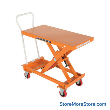 Adjustable Height Platform Cart 21''W x 49''D x 31''H - SCSC-800-2040 SMS-09-V46-SCSC-800-2040