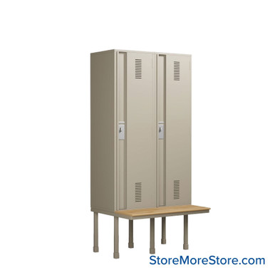 Locker with Bench 48''W x 18''D x 78''H- O2A SMS-05-V120-52728-20200820-O2A