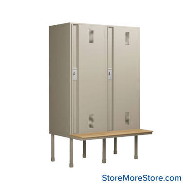 Locker with Bench 36''W x 24''D x 78''H- O8A-DL SMS-05-V120-52728-20200820-O8A-DL