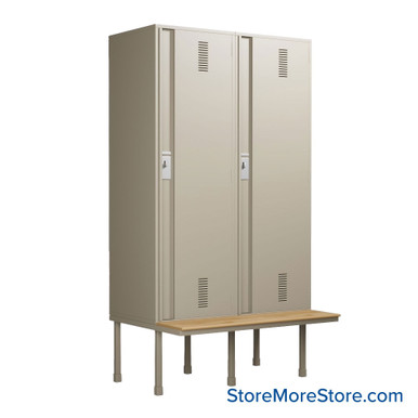 Locker with Bench 36''W x 24''D x 90''H- O7A-DL SMS-05-V120-52728-20200820-O7A-DL
