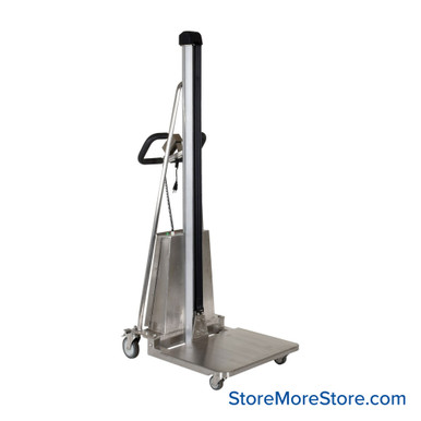 Stainless Steel Work Positioner 24''W x 34''D x 71''H - MWP-330-DC-SS SMS-09-V46-MWP-330-DC-SS