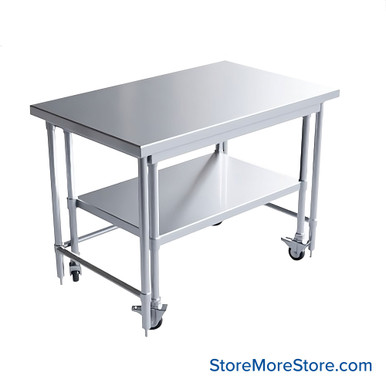 Stainless Steel Nesting Tables 48''W x 30''D x 35''H - TA-NT304836-KIT SMS-10-V94-NT-3048-36