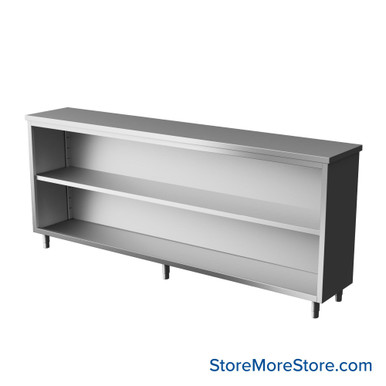 Stainless Steel Counter Height Work Table 84''W x 15''D - TC-DC1584 SMS-01-V94-DC1584