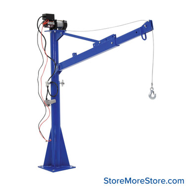 Industrial Jib Crane 51''W x 12''D x 47''H - WTJ-E-15-3-DC SMS-09-V46-WTJ-E-15-3-DC