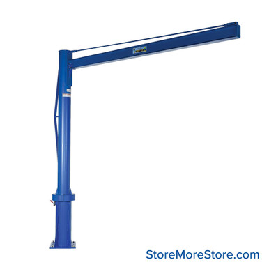 Portable Jib Crane 120''W x 17''D x 133''H - JIB-P-10-10-10 SMS-09-V46-JIB-P-10-10-10