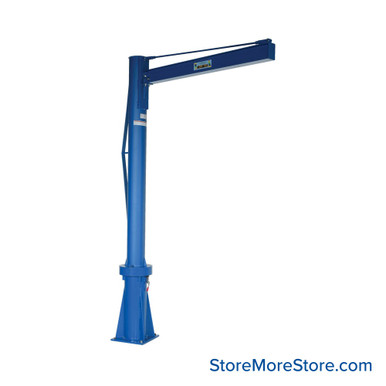 Portable Jib Crane 72''W x 17''D x 133''H - JIB-P-10-6-10 SMS-09-V46-JIB-P-10-6-10