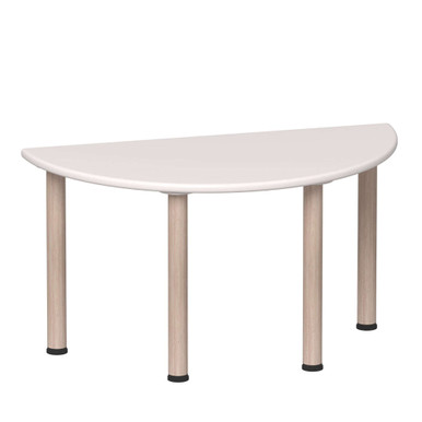48 x 24 Semi Circle Classroom Table 48''W x 24''D x 23''H - 846114 SMS-04-V153-846114