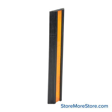 Extruded Bumper 12''W x 1''D x 18''H - BS-18 SMS-09-V46-BS-18