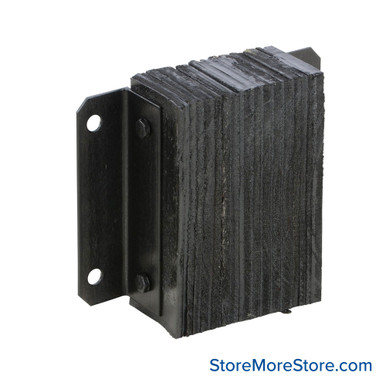 Rubber Dock Bumpers 12''W x 5''D x 12''H- 1212-4.5 SMS-09-V46-1212-4.5