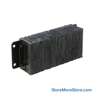 Rubber Dock Bumpers 24''W x 5''D x 12''H- 1224-4.5 SMS-09-V46-1224-4.5