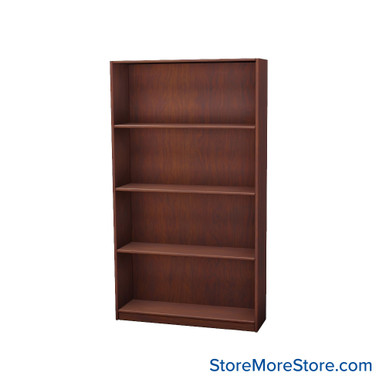Wood Bookcase Shelves 37''W x 12''D x 60''H - V21-6012 SMS-08-V24-V11-6012