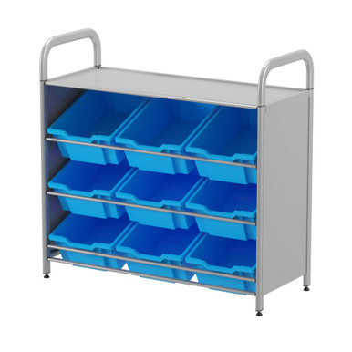 Shelves with Storage Bins 41''W x 17''D x 39''H - Starter 0144 SMS-02-V40-CSTA0144