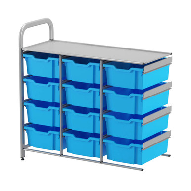 School Supply Bin Storage 39''W x 17''D x 39''H - Adder 0744 SMS-02-V40-CADD0744
