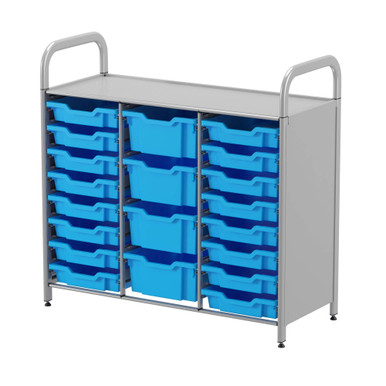 School Supply Bin Storage 41''W x 17''D x 39''H - Starter 2144 SMS-02-V40-CSTA2144