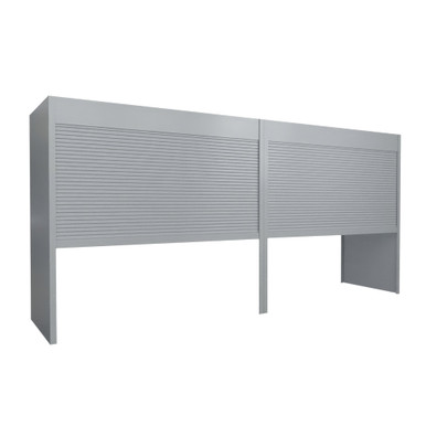 Locking Sliding Doors for Three-Deep Letter Shelving - T832LT4P7 SMS-07-V89-T832LT4P7