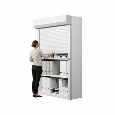 Shelving Security Doors and Shutters 48''W x 4''D - 100048FRT SMS-08-V89-100048FRT