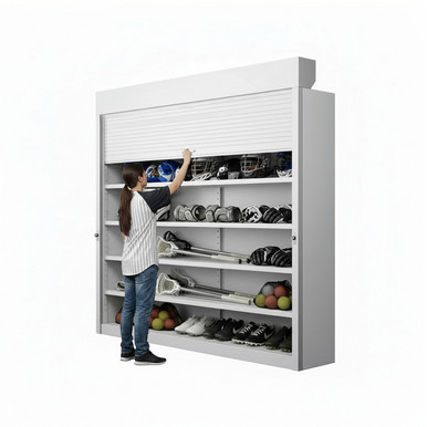 Shelving Security Doors and Shutters 96''W x 4''D - 100096TOP SMS-08-V89-100096TOP