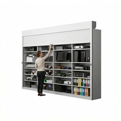 Shelving Security Doors and Shutters 132''W x 4''D - 124132TOP SMS-08-V89-124132TOP