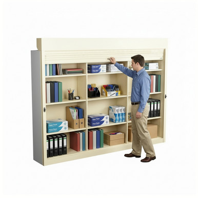 Shelving Security Doors and Shutters 114''W x 4''D - 079114TOP SMS-08-V89-079114TOP