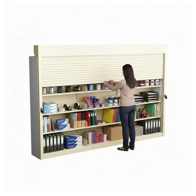 Shelving Security Doors and Shutters 132''W x 4''D - 091132TOP SMS-08-V89-091132TOP