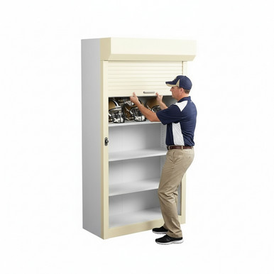 Shelving Security Doors and Shutters 42''W x 4''D - 079042FRT SMS-08-V89-079042FRT