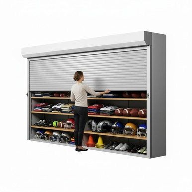 Shelving Security Doors and Shutters 132''W x 4''D - 100132FRT SMS-08-V89-100132FRT