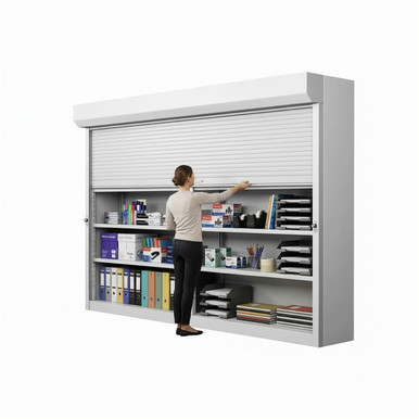 Shelving Security Doors and Shutters 114''W x 4''D - 100114FRT SMS-08-V89-100114FRT