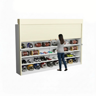 Shelving Security Doors and Shutters 132''W x 4''D - 100132TOP SMS-08-V89-100132TOP