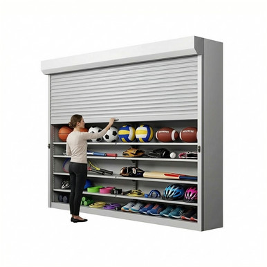 Shelving Security Doors and Shutters 126''W x 4''D - 124126FRT SMS-08-V89-124126FRT