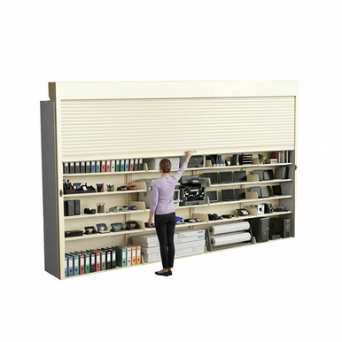 Shelving Security Doors and Shutters 144''W x 4''D - 124144TOP SMS-08-V89-124144TOP