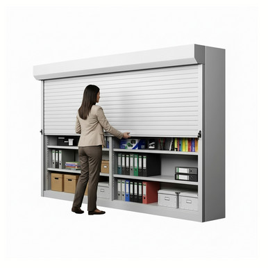 Shelving Security Doors and Shutters 126''W x 4''D - 079126FRT SMS-08-V89-079126FRT