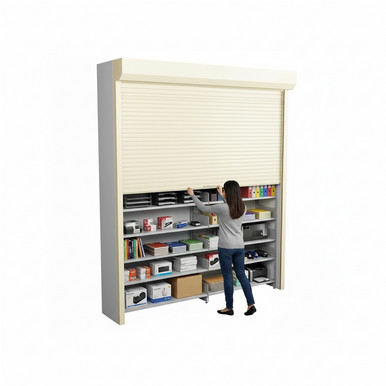 Shelving Security Doors and Shutters 96''W x 4''D - 124096FRT SMS-08-V89-124096FRT